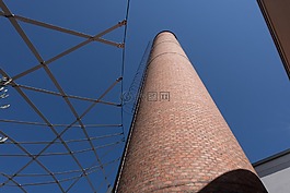 煙囪,工廠的煙囪,工廠