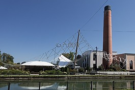 煙囪,工廠的煙囪,工廠