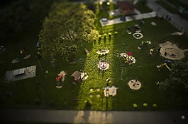 游乐场,华沙,tiltsshift