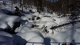 塔特拉,冬季,太阳