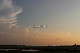 天空,云,云的天空