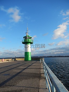 燈塔,波羅的海,travemünde