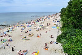 rewal海灘,波蘭,海