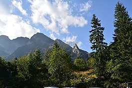 埋,山,遠景