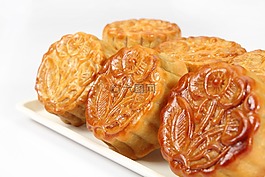 面包,月餅,烘烤
