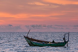 船,海洋,海