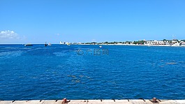 藍色,海,旅行