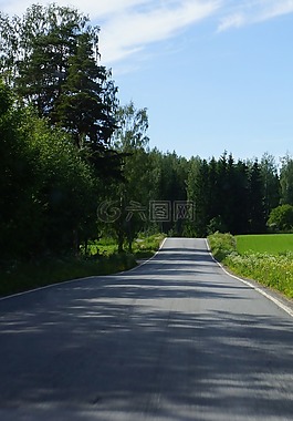 芬蘭,道路,陰影