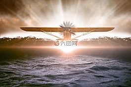 飛機(jī),螺旋槳,航空