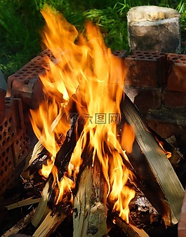 火,燒傷,營(yíng)火