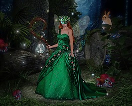 仙女,小精靈,幻想