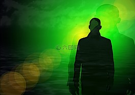 靈魂,男子,人