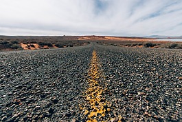 路,路徑,沙漠