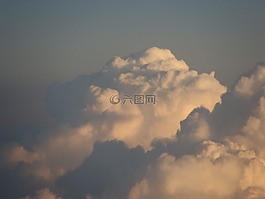 云,天空,日落