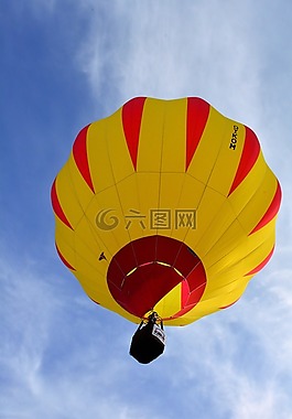 熱氣球,天空,飛