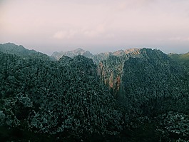 山,景觀,高峰
