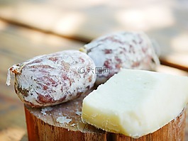 香腸,奶酪,羊奶酪