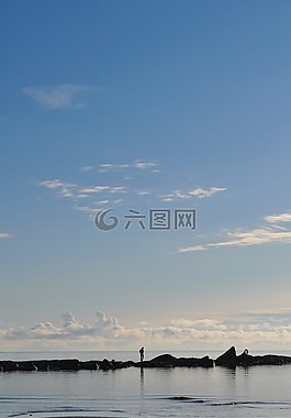 云,海,海洋