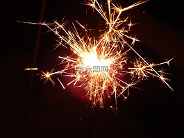 烟火,庆典,元旦日