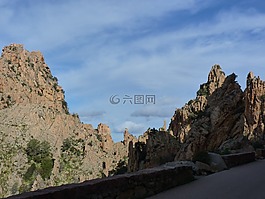 piana 的小溪,科西嘉,冬天