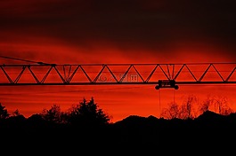 morgenrot,紅色,天空
