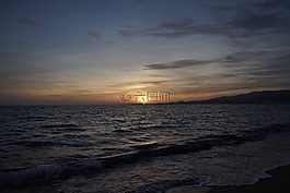 日落,太陽,景觀