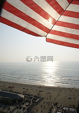zandvoort,太阳,海滩