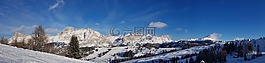雪,山,全景