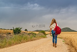 人,女孩,婦女