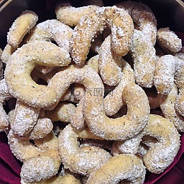 vanillekipferl,糕点,圣诞节