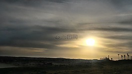 溶膠,黃昏,日落