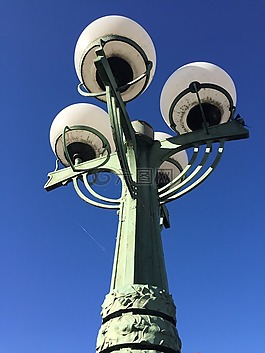 天空,燈,旅行