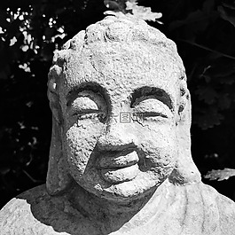 雕像,花園,飾品