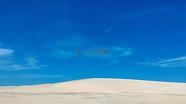 碧落,沙,藍色的天空