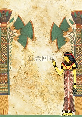 埃及,紙,女子