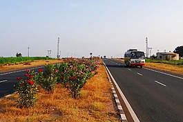 分隔線,公路,巷道