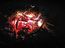 暴發(fā),夜,火災(zāi)
