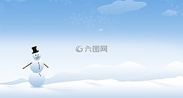 雪人,雪,冬天