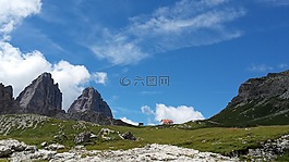 lavaredo,白云岩,山