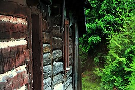 山寨,舊平房,木房子