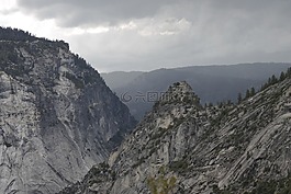 优胜美地,山,自然