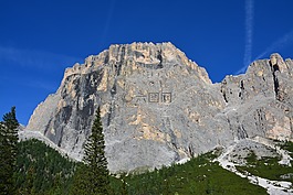 巖,天空,山