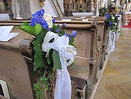 教會(huì),婚禮,長(zhǎng)椅