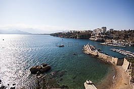 海灘,天空,海洋