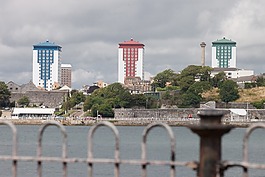 房屋筒仓,摩天大楼,海岸