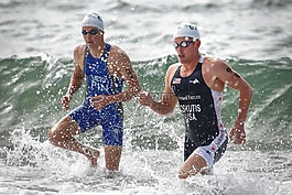 游泳,競爭,triathalon