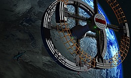 空間站,太空旅行,地球