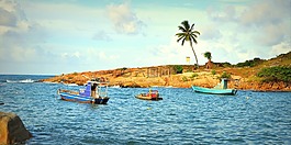 海灘,calhetas,mar