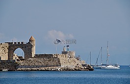 希腊,rodos,端口