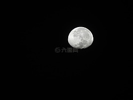 月亮,衛(wèi)星,夜晚的天空